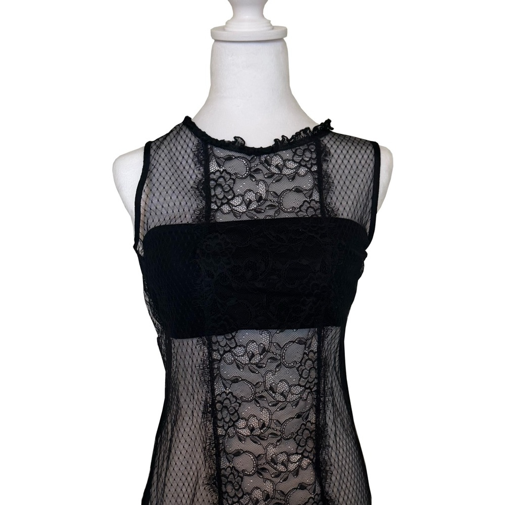Express Lace Top With Built in Bralette